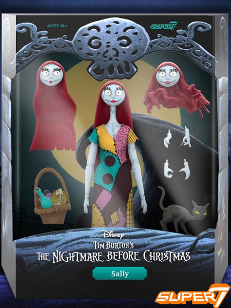Super 7 Disney The Nightmare Before Christmas Ultimates! Sally Action Figure